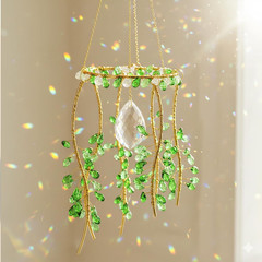 Set of 3 Crystal Suncatchers for Indoor Window Decor and Plant Lovers