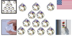 Elegant 12-Piece Crystal Ball Prisms – Ideal for Feng Shui & Decor