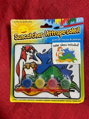 Mermaid SUNCATCHER 5×4.5 Inches With 4 Primary Colors
