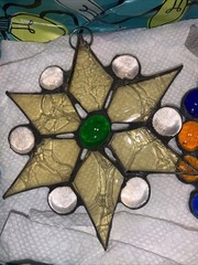 Handmade Stained Glass Suncatcher/Ornament