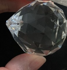 Swarovski 40mm Round Ball Sphere Crystal Clear Prism Suncatcher