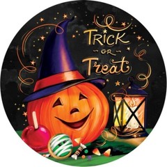 TRICK OR TREAT PUMPKIN & LANTERN SUNCATCHER NEW FOR 2023
