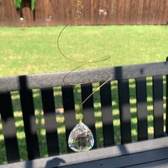 Crystal Suncatcher Rainbow Maker Wind Chime Hang Decor Spring Bouncy Spinner