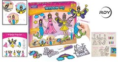 Creative Window Art Kit for Kids – DIY Suncatchers Featuring Princess & Unicorn