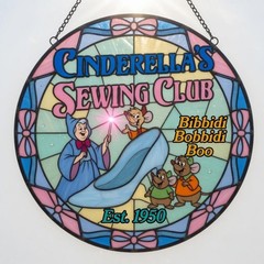 Disneyland Cinderella Princess Stained Glass Suncatcher, Disneyland Cinderella’s