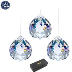 Transform Your Space with 40mm Clear Crystal Prism Suncatchers – Gift Ready Set