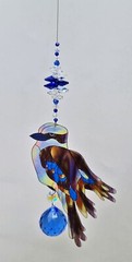 Kookaburra, Cockatoo, Lorikeet ,Galah, Bird Suncatchers, Crystal Suncatcher Gift