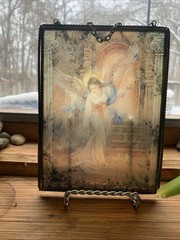 Angel Suncatcher VTG Lena Liu Enesco SeeThru Via Vermont Reflections Of Beauty