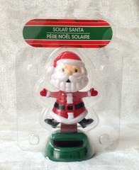 Solar Dancing Santa & Elf 4″ Figurines – Christmas / Holiday – NEW – 2 in Set