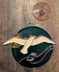 NEW Vintage Suncatcher Seagull Sun Catcher Bird Decoration Ornament Beach Decor