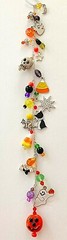 HALLOWEEN SUNCATCHER-CRYSTALS-CAT, STAR-REAR VIEW MIRROR-23 DROP-11.5″ # 960