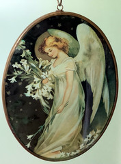 Sun Catcher Art of an Angel 6.5″ **Vintage**