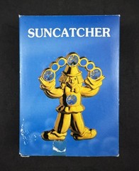 Vintage Simson 24K Gold Plated Suncatcher w/ Strass Austrian Crystals