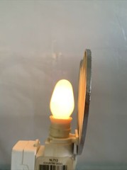Joan Baker Stained Hand Painted Glass Night Light Designs Rare Vintage