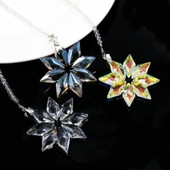 Snowflake Prism Sun Catcher Chandelier Crystal Part Pendant Christmas Decoration