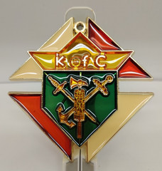 Knights of Columbus Emblem Suncatcher Ornament K of C
