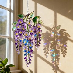Wisteria Suncatcher Acrylic Holographic Window Decor