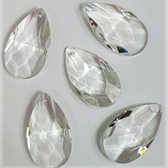 20pcs 38mm Crystal Suncatcher Teardrop pendant for craft jewelry chandelier