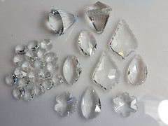 Crystal Suncatcher Pendant Kit -Set A, Prisms for suncatchers jewelry craft 30pc