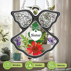 Sister Birthday Gift Angel Suncatcher Stained Glass Window Hanging Gifts Wind