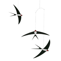 Flying Swallows Birds Nursery Baby Mobile Hanging Room Home Décor Kids Gift