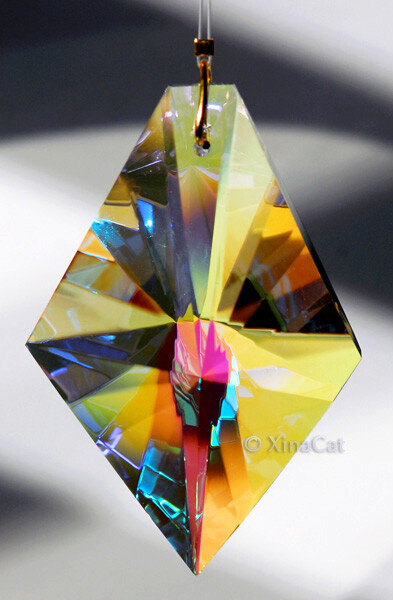 Aurora Kite Crystal Clear AB Pendant Prism Suncatcher – Choose size 63mm or 89mm