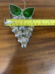 Grape Cluster Sun Catcher 5.5”. Champagne Color.