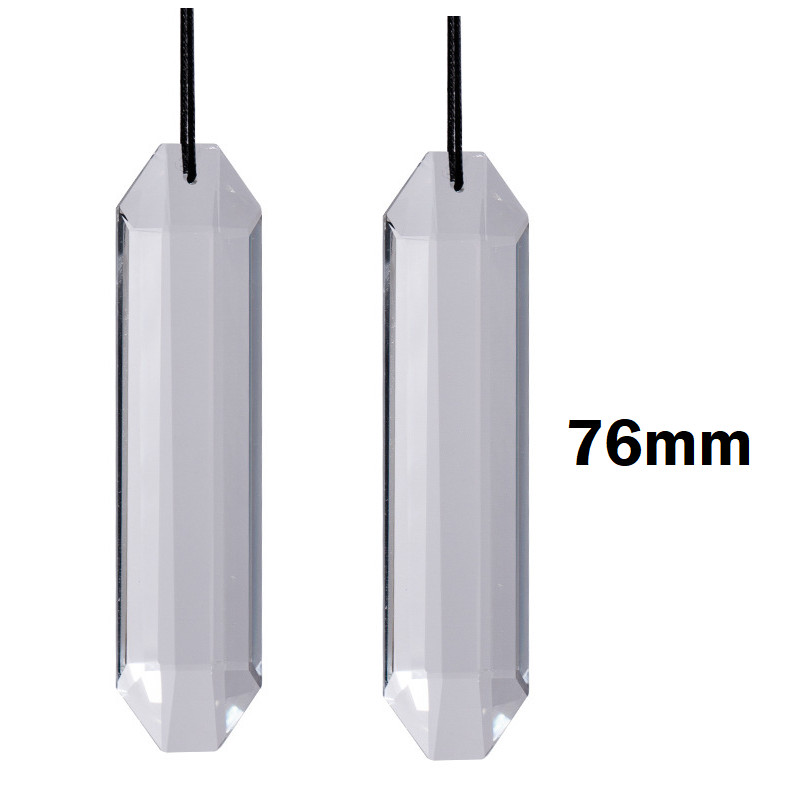 5″ Large Crystal Sun Catcher Prisms for Windows AB Colored Suncatcher Crystals