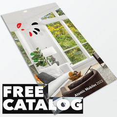 Handcrafted Art Decor: Stunning, Modern and Dramatic Black Mid Century Modern