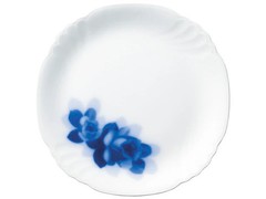 Daikura Touen Blue Rose Janet 23cm Plate From Japan