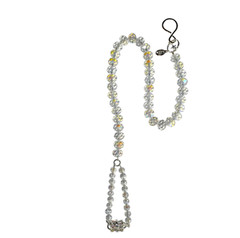 Kirks Folly Crystal Ice Magnetic Converter Shimmer Sterling Silvertone Crystal