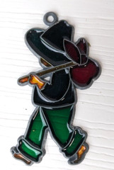 Sun Catcher Little Boy Running Away