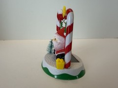 Solar Dancer Shaker Santa Clause Swinging On Candy Canes (2015)