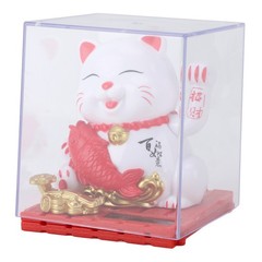 Solar Waving Cat Innovative Cute Solar Lucky Cat Solar Powered Fortune Cat With