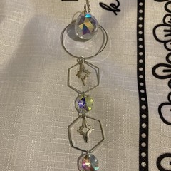 18” Crystal Stars Suncatcher