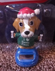 Solar Powered Dancing Toy Bobblehead New 2021 Christmas Santa Paws Puppy Dog