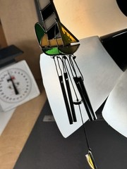 Light House & Sail Boat Stained Glass Suncatcher & Wind Chime