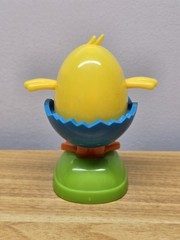 Solar Powered Dancing Easter Yellow Chick With Purple Egg