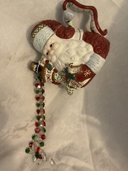 Santa Tea Pot Sun Catcher