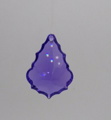 Swarovski Crystal Blue Violet 38mm Pendalogue 8901 Suncatcher/ Prism; Logo Etch