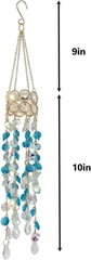 Crystal Suncatchers for Window Hanging Decor Prism Rainbow Maker with Chain