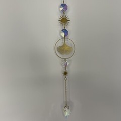 Sun-catcher – Mermaid crystal – Rear-view Mirror Charm – 18 inches.