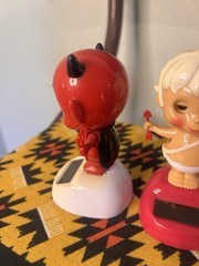 Valentine’s Day Solar Powered Dancing Cute Little Devil Angel Pair