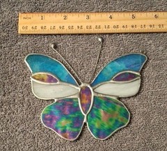 Butterfly Sun Catcher Multi-Colored Hanging