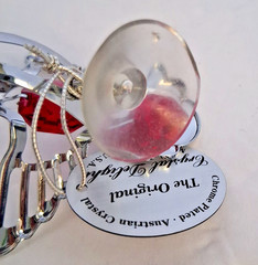 Hummingbird Suncatcher with Suction Cup Austrian Crystal and Chrome-Plated Metal