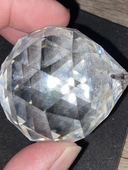 Swarovski 40mm Round Ball Sphere Crystal Clear Prism Suncatcher