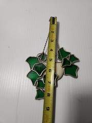 Stained Glass Trailing Ivy Suncatcher Houseplant Hanging Basket Foliage 8.25″ Ta
