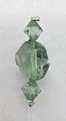 Suncatcher Hanging Decor Handmade Green Acrylic Fauceted Cluster Flowers Lotof 2