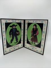 Yorkraft Inc. Double Pane Glass Suncatcher, Jakie & Rachel