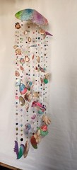 Handmade Multicolor Shell & Bead Hanging Mobile Beach Style Décor